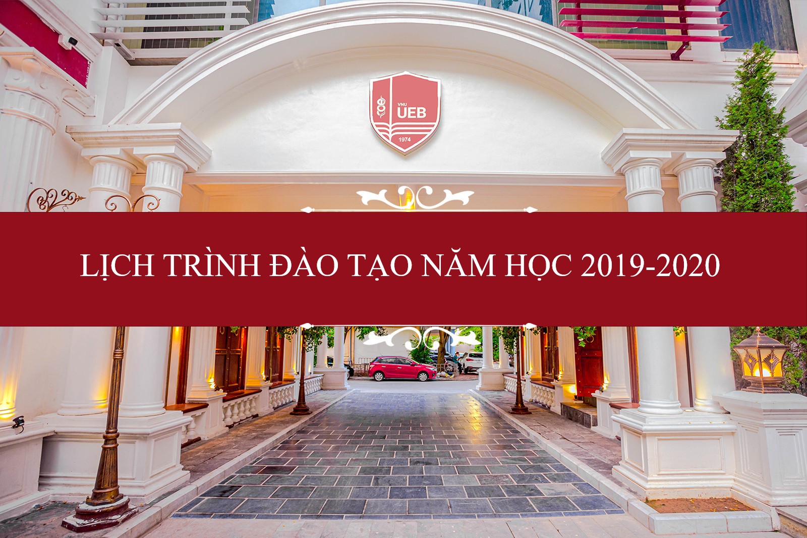 Lịch trình đào tạo năm học 2019-2020