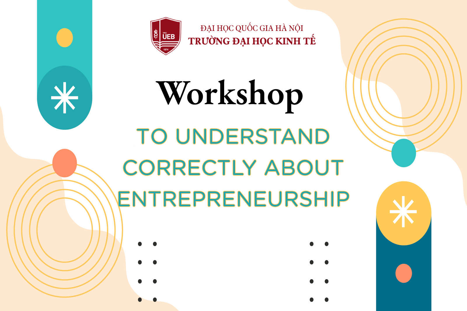 Workshop: To understand correctly about entrepreneurship