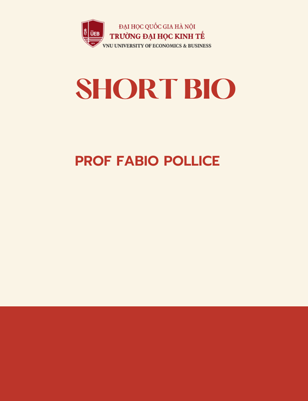 Prof Fabio Pollice 