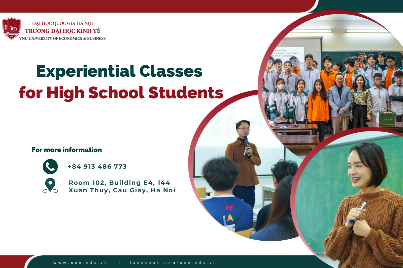Discover UEB: Experiential Classes for High School Students